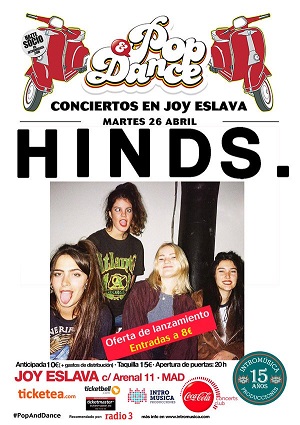 26/04 HINDS / Joy Eslava