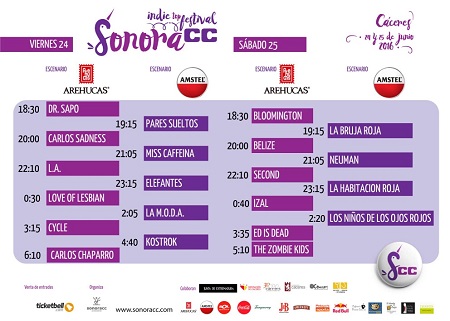 Sonoracc-horarios