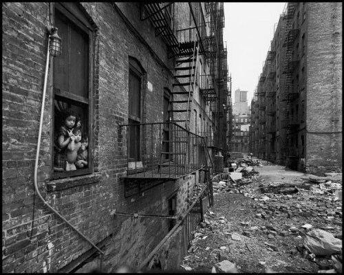 USA. New York City. 1966. East 100th Street.