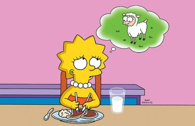 LISA SIMPSON VEGETARIANA